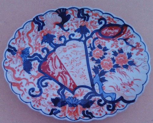 Plat ceramique style imari - ceramique,