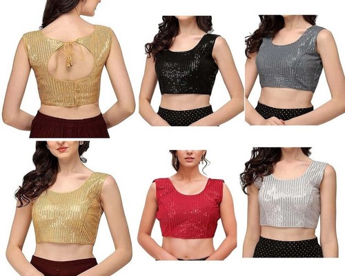 Blouse femme paillettes