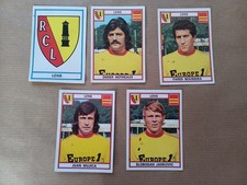Lot de 5 Vignettes Stickers pour album Panini FOOTBALL 76 - RC Lens