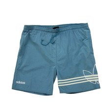 Adidas Short de bain Short Vintage Homme Taille XL Bleu #QWE1241