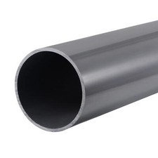 PVC Tuyau 101.6mm Dia Interne 110mm Dia Externe 0.33m Clair Gris pour Eau Tube