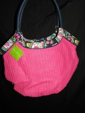 NWT Vera Bradley PINK Straw
