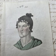 Gravure Ancienne Portrait