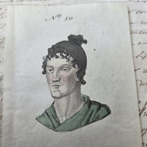 Gravure ancienne portrait - gravure,