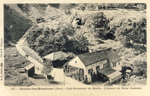Cpa jura baume les - baume,