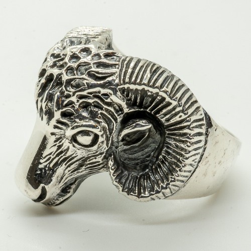Ram tête bague mort 925 - mort, .925