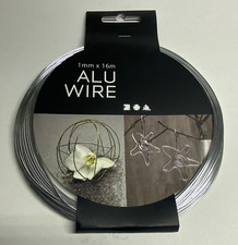 ZODIO Fil d'aluminium argent