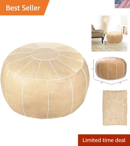 Elegant khaki round - round, decorative