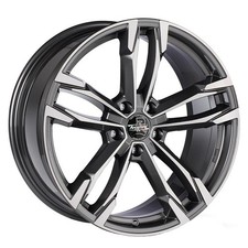 JANTES ROUES ARCASTING GIORGIONE POUR AUDI RS 4 8.5X19 5X112 ANTHRACITE POLISHE