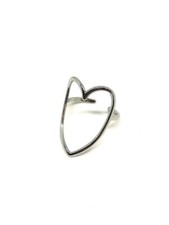 Bague femme en forme de coeur