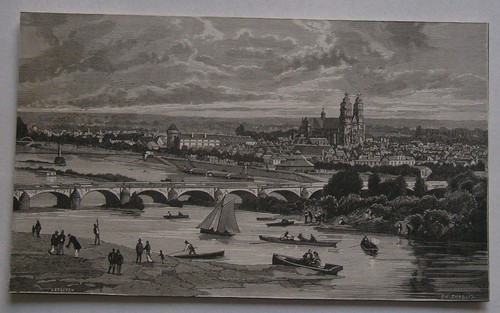 Gravure 1886 tours - gravure,