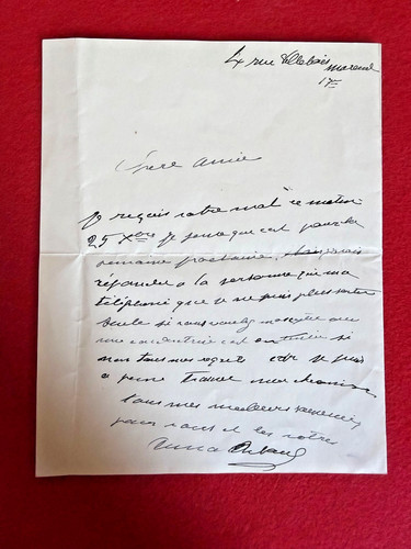 Dd32 lettre autographe - dd32-lettre,