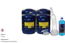 100L mannol Huile pour Compresseur Oil Iso 100 Robinet Tuyau Flexible Nettoyage