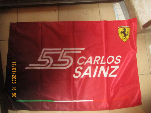 Drapeau ferrari officiel - ferrari, calos