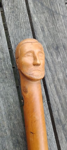 Ancienne forte canne tête