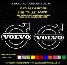 2 VOLVO autocollant  Véritable decal autocollant STICKERS  IMPERMÉABLE