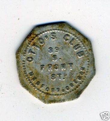 Old octagonal trade token - trade,