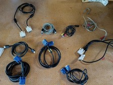Lot câbles PC / écran / TV – VGA, DVI, HDMI, RCA, PS2 – testés & fonctionnels 1