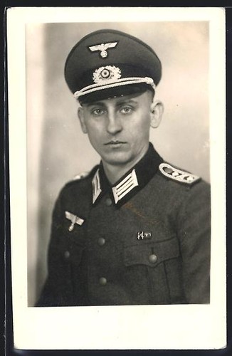 Photo carte sous officier - photo-carte, de