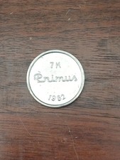 Jeton Laverie Automatique Primus 7K. 1982. 