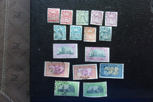 Indochine timbres obl - -, 16