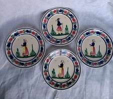 4 assiettes à gateau en