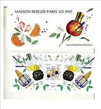 BLOC SOUVENIR N° 205 -  MAISON BERGER PARIS 125 ans neuf timbre - lampe