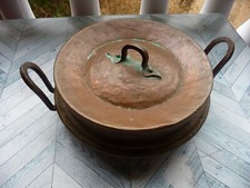 Tourtiere ancienne En Cuivre 19eme Siècle