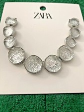 Collier En Résine Argentée