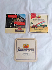 3 anciens sous bock /verre