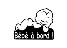 Bébé à bord 1 Sticker