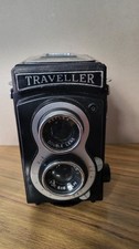 Appareil Photo Reflex Traveller 102 bi-objectif, format 6x6 années 80