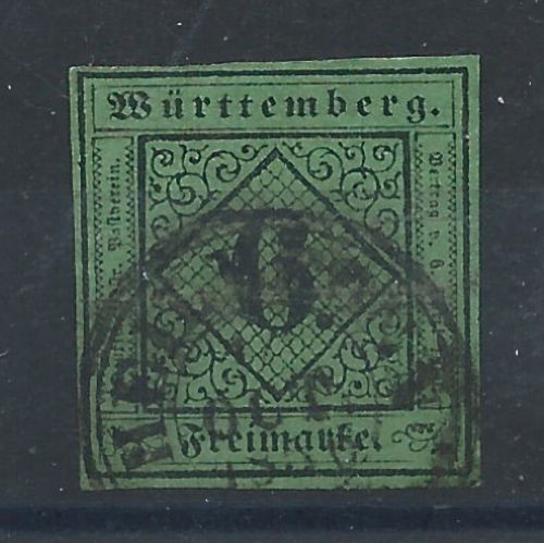 Wurtemberg obl 1851 - (fu),
