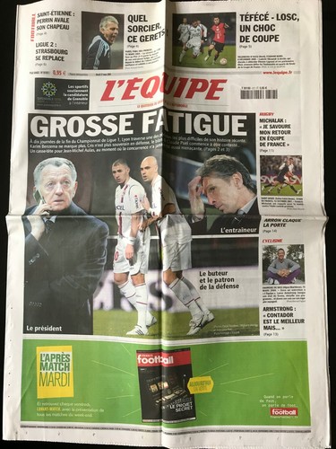 Equipe journal 3 2009 - l'equipe, 17/3/2009