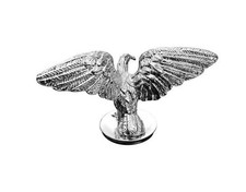 Statue Aigle Chromé Ouvrir