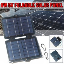 8W 5V Mini Panneau Solaire Chargeur Solaire USB pour Téléphone Portable Pliable