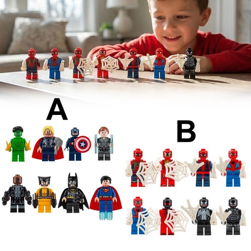 8pcs marvel spider man - 8pcs,