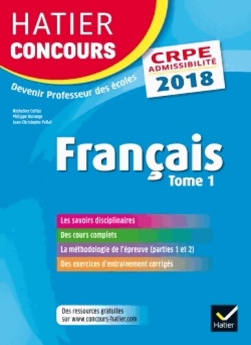 Hatier concours crpe - 2018,