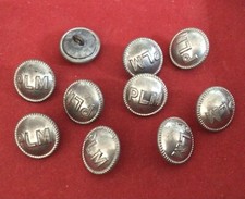 BOUTON PLM - Cie DES CHEMINS DE FER PARIS LYON MÉDITERRANÉE 1837/1938 avant SNCF