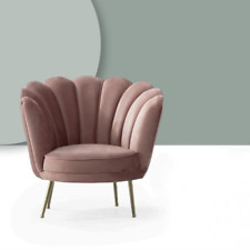 Fauteuil chaise en velours