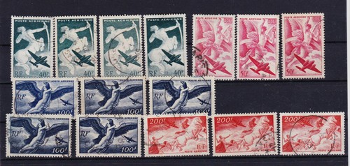 Lot timbres poste aérienne - lot,
