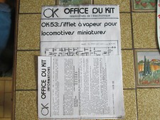 KIT OK 53 - SIFFLET A VAPEUR