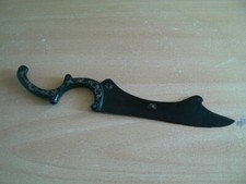 COUPE PAPIER EN BOIS ET ARGENT