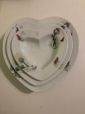 3 ASSIETTES PORCELAINE  de