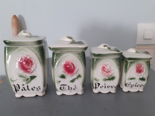 Anciens pots epices en - pots,