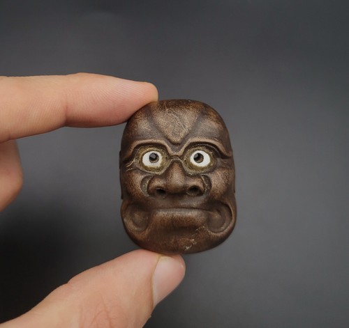 Netsuke masque d - masque, d’obeshimi