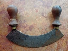 Ancien Hachoir Berceuse, Poignées Bois. Vintage, Déco Rétro Cuisine Campagne