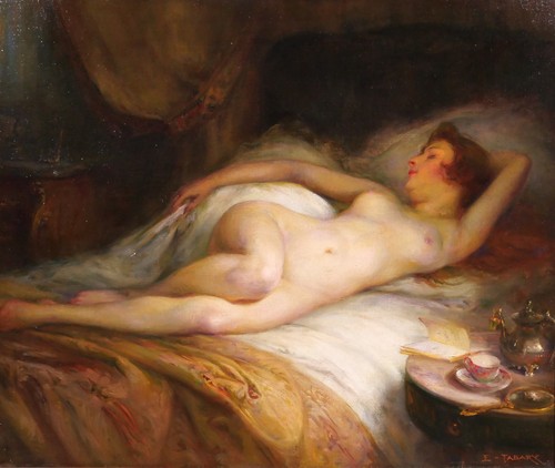 Tableau ancien emile tabary - ancien,