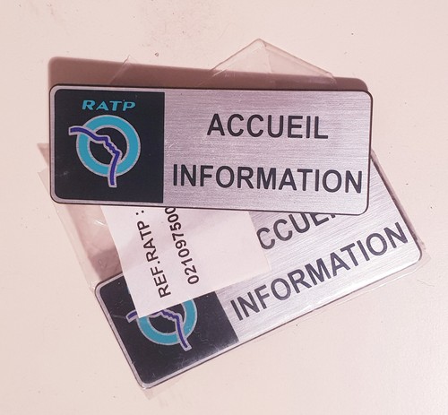 Objets ratp badge 1 - objets, +