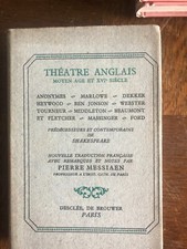 Théâtre anglais Moyen Age et XVIe siècle Marlowe Dekker Heywood